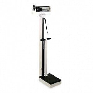 Detecto Mechanical Eye-Level Physician Scales - Mechanical Physician Scale with Height Rod, Weight Capacity 400 lb. (175 kg) - 349