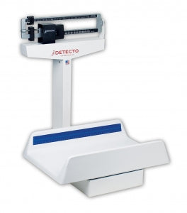 Scales by Detecto Mechanical Ba - Mechanical Baby Scale with Tray, 130 lb. Weight Capacity, Pounds Only - 450