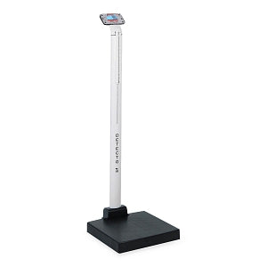 Cardinal / Detecto Scale Mfg Co Detecto Digital Eye-Level Physician's Scale - Digital Physician Scale with Height Rod and AC Adapter, Weight Capacity 600 lb. (300 kg), Welch Allyn LXI Connectivity Available - APEX-LXI-AC