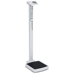 Detecto solo Eye-Level Digital Physician Scale - Digital Physician Scale with Height Rod, Weight Capacity 550 lb. (250 kg) - SOLO