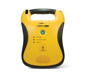 Defibtech Standard Lifeline Fully Automatic AED - Standard Lifeline Fully Automatic AED Unit with 1 Set of Adult Pads and Battery - DCF-A120