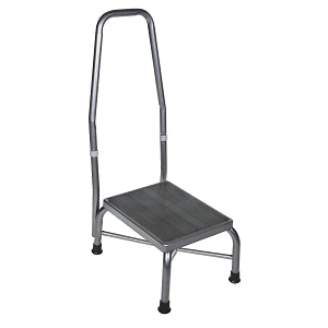 Drive / Devilbiss Heavy Duty Bariatric Footstools - Bariatric Step Stool with Handrail - 13062-1SV