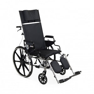 Drive DeVilbiss Healthcare Viper Plus Reclining Wheelchairs - Viper Plus Reclining Wheelchair with Desk-Length Arms, 18" W - PLA418RBDDA