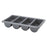 Royal Industries Flatware Bins - BIN, FLATWARE, 4-COMPARTMENT, GRAY, PLASTIC - DIN BTC 03