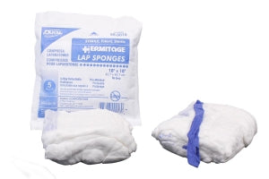 Dukal Corporation Laparotomy Sponges - Prewashed X-Ray Detectable Laparotomy Sponge, Sterile, 12" x 12" - 10-0012