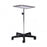 Dukal Tech-Med Mobile Instrument Stands - 28"-48" Adjustable Mobile Instrument Stand, 19" x 20" Locking Base Only - 4365