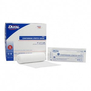 Dukal Conforming Nonsterile Stretch Gauze - Nonsterile Conforming Stretch Gauze, 1" x 4.1 yd. - 601