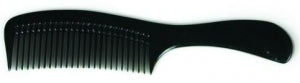 Dukal Corporation DawnMist Adult Combs - Black Heavy-Duty Dresser Comb, 8" Long - C8