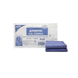 Dukal Corporation O. R. Towels - Sterile CSR-Wrapped O. R. Towel, 17" x 26", Blue - CT-01B