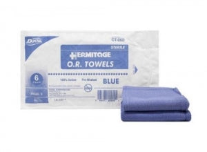 Dukal Corporation O. R. Towels - Sterile CSR-Wrapped O. R. Towel, 17" x 26", Blue - CT-02B