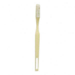 Dukal Corporation DawnMist Nylon 30-Tuft Toothbrushes - 30-Tuft 6.25" Toothbrush, Ivory - TB30