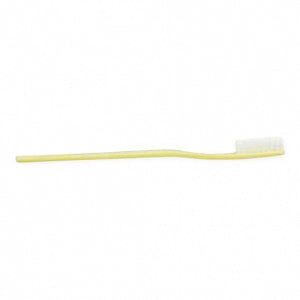 Dukal Corporation DawnMist Nylon 30-Tuft Toothbrushes - 30-Tuft 6.25" Toothbrush, Ivory - TB30