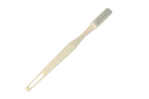 Dukal Corporation DawnMist Nylon 30-Tuft Toothbrushes - 30-Tuft 6.25" Toothbrush, Ivory - TB30