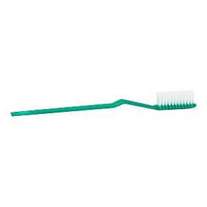 Dukal Corporation DawnMist Nylon 30-Tuft Toothbrushes - 46-Tuft 6.25" Toothbrush, Green - TB46