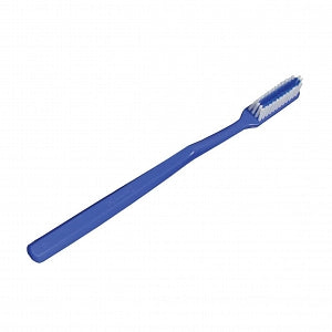 Dukal Corporation DawnMist Toothbrushes - 52-Tuft Toothbrush with Blue and White Nylon Bristles and Blue Handle - TB52