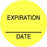 Centurion Centurion Pharmacy Auxiliary Labels - Fluorescent Chartreuse Expiration Date Label - DL675