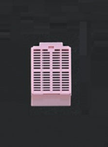 Globe Scientific Tissue Cassettes Embedding with Attached Lid - Tissue Embedding Cassette with Lid, Pink - 1090P