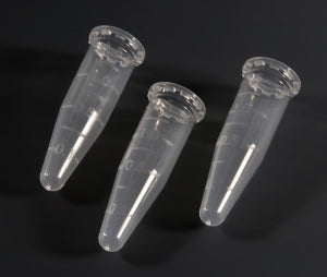 Globe Scientific PP Graduated Microcentrifuge Tubes w/o Cap - Microcentrifuge Tube, Polypropylene, Graduated, Natural, 2.0 mL - 111620