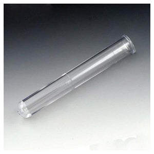 Globe Scientific Plastic Culture Tubes - Test Tube with Rim, Polystyrene, 12 mm x 86 mm, 5 mL - 113010