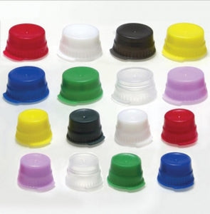 Globe Scientific Snap Cap with Single Thumb Tab - CAP, SNAP, PE, GRAY, 16MM, 1000/BG - 113148A