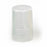 Globe Scientific Diamond Culture Tube Caps - CAP, CULTURE TUBE, PP, 13MM, CLEAR, 100/BG - 118150C