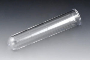 Globe Scientific 16 x 75 mm Test Tubes - Polystyrene Test Tube with Rim, 16 mm x 75 mm, 8 mL - 119010