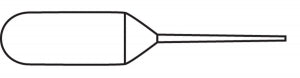 Globe Scientific Fine Tip Transfer Pipettes - Fine-Tip Transfer Pipet, Bulb, 3.4 mL, 5.8 mL - 134050-500