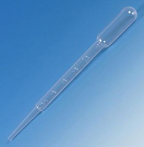 Globe Scientific 7.5mL Large-Bulb Graduated Transfer Pipets - PIPET, TRANSFER, 7.5ML, NS, 500/CS - 135010-500