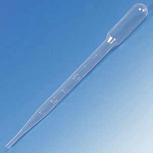 Globe Scientific Sterile Graduated 3 mL Pipettes, Small Bulb, - PIPET, TRANSFER, 7ML, ST, IW, 155MM, 400/CS - 135038