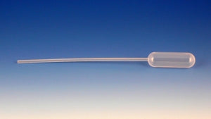 Globe Scientific Narrow-Stem Transfer Pipette - PIPET, TRANSFER, LONG, 4.5ML, 155MM, 500/CS - 136030-500