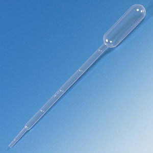 Globe Scientific 5ml Large Bulb Fine Tip Trnasfer Pipet - Transfer Pipet, Large Bulb, 3.4 mL, 5 mL - 137010-500