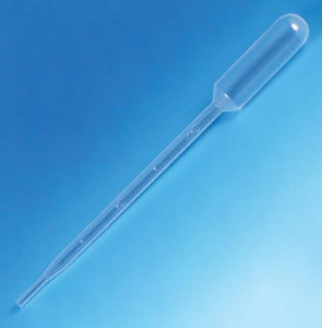 Globe Scientific 5ML Graduated Transfer Pipets - PIPET, TRANSFER, ST, IW, BULB 3.4ML, 5ML - 137038-100