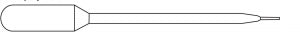 Globe Scientific Inc Non-Sterile Extra-Long Transfer Pipettes - PIPET, TRANSFER, BULB 2.3ML, EXT LNG, 6ML - 139030