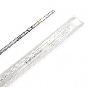 Globe Scientific Polystyrene TD Serological Pipettes - Yellow Striped 1 mL Polystyrene TD Serological Pipette - DLS1710