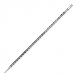 Globe Scientific Polystyrene TD Serological Pipettes - Green Striped 2 mL Polystyrene TD Serological Pipette - DLS1720