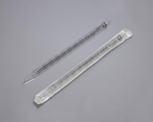 Globe Scientific Polystyrene TD Serological Pipettes - Purple Striped Sterile 50 mL Polystyrene TD Serological Pipette, Individually Wrapped - 1820