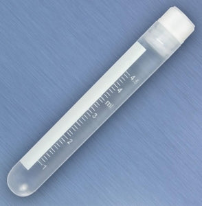 Globe Scientific CyroClear Cyrogenic Tubes - CyroClear Cryogenic Tube, Sterile, Internal Threads, Graduated, 5.0 mL, Round Bottom - 3006