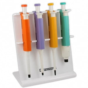 Globe Scientific Inc Pipette Stands - 4-Place Acrylic Pipette Pipettor Stand - 3310-4