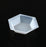 Globe Scientific Plastic Hexagonal Weighing Dishes - DISH, WEIGH, HEXAGONAL, ANTISTATIC, PS, 50ML - 3616