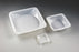 Globe Scientific Square Plastic Anti-Static Weighing Dishes - Square Polystyrene Antistatic Weighing Dish, 20 mL - 3620