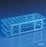 Globe Scientific 40 Place Snap-N-Rack Tube Racks - RACK, TUBE, 25MM, 40-PLACE, PP, BLUE, EA - 456704