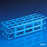 Globe Scientific Snap-N-Rack Test Tube Racks - TUBE RACK, 30MM, PP, BLUE, 24-PLACE - 456804