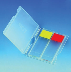 Globe Scientific Inc Plastic Slide Mailers - MAILER, PP, SNAPLID, 2 SLIDE, NAT, 1000/CS - 513041