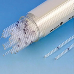 Globe Scientific Plastic Micro-Hematocrit Capillary Tubes - Pre-Calibrated Micro-Hematocrit Capillary Tube, Soda Lime Glass - 51628