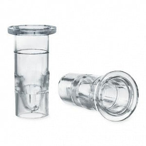 Globe Scientific Multi Purpose PS Sample cups - Nesting Polystyrene Sample Cup, Use with 16 mm Tube, 2 mL - 5505