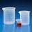 Globe Scientific Polypropylene Graduated Beaker - BEAKER, PP, MOLDED GRADUATION, 3000ML, 2/CS - 600811