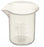 Globe Scientific Polypropylene Graduated Beaker - BEAKER, PP, MOLDED GRADUATION, 25ML, 20/CS - 601801