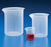 Globe Scientific Polypropylene Graduated Beaker - BEAKER, PP, MOLDED GRADUATION, 25ML, 20/CS - 601801