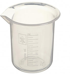 Globe Scientific Polypropylene Graduated Beaker - BEAKER, PP, MOLDED GRADUATION, 100ML, 12/CS - 601803