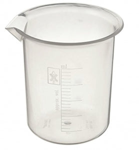 Globe Scientific Polypropylene Graduated Beaker - BEAKER, PP, MOLDED GRADUATION, 250ML, 16/CS - 601805